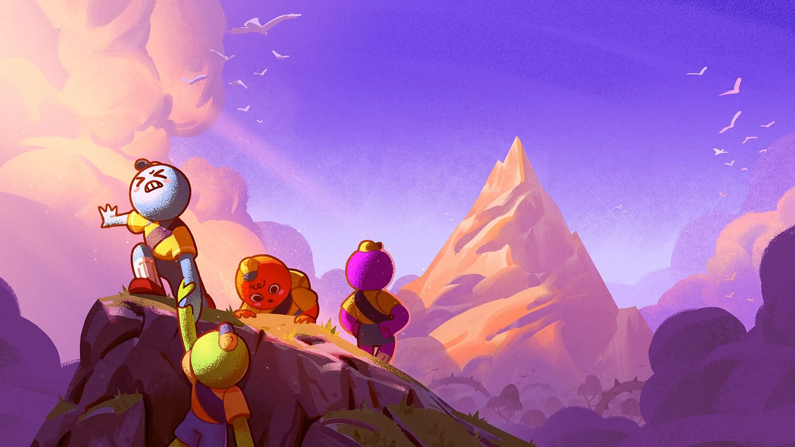 Arte de divulgação de PEAK para PlayStation 5