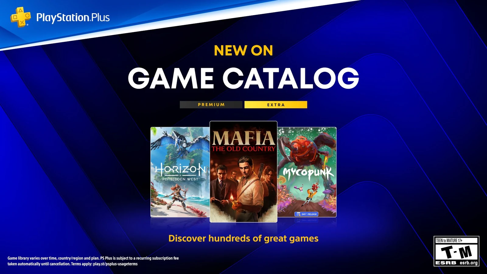 Arte oficial do catálogo PlayStation Plus de outubro de 2026